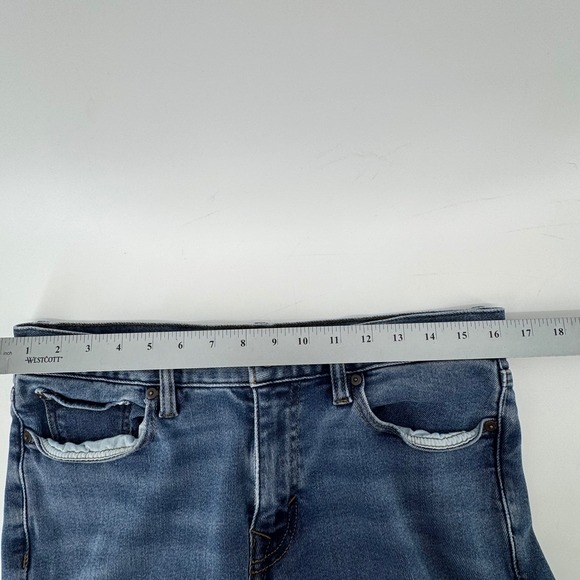 Banana Republic Legacy Skinny Fit Jeans Mens 32x32 Medium Wash Blue Stretch - Picture 7 of 9